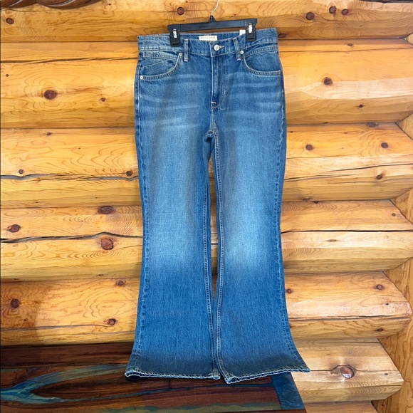 Free People NWOT West Coast Relaxed Flare Jeans Size 28 in Humble - Picture 7 of 13